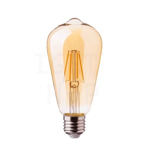 FFLighting Led Filament Bulb ST64 6W E27 Warm White